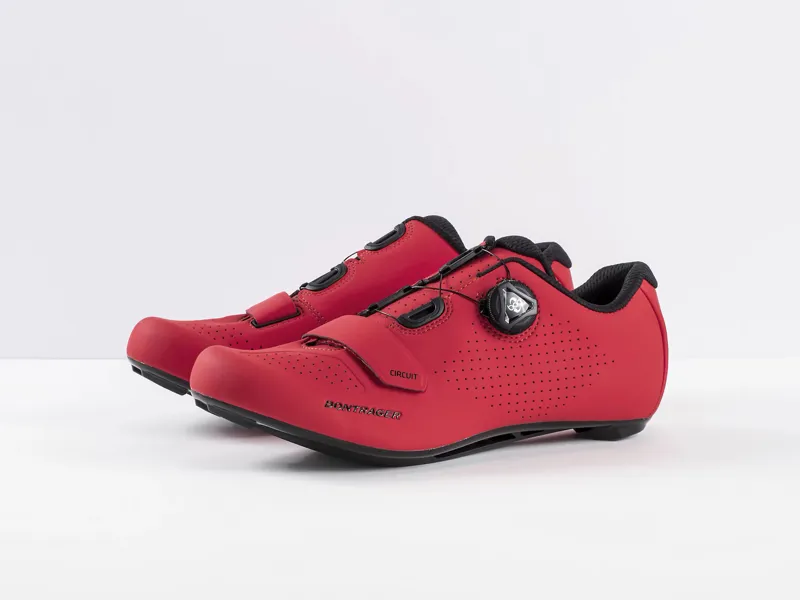 Bontrager Circuit Road shoe in Red-3
